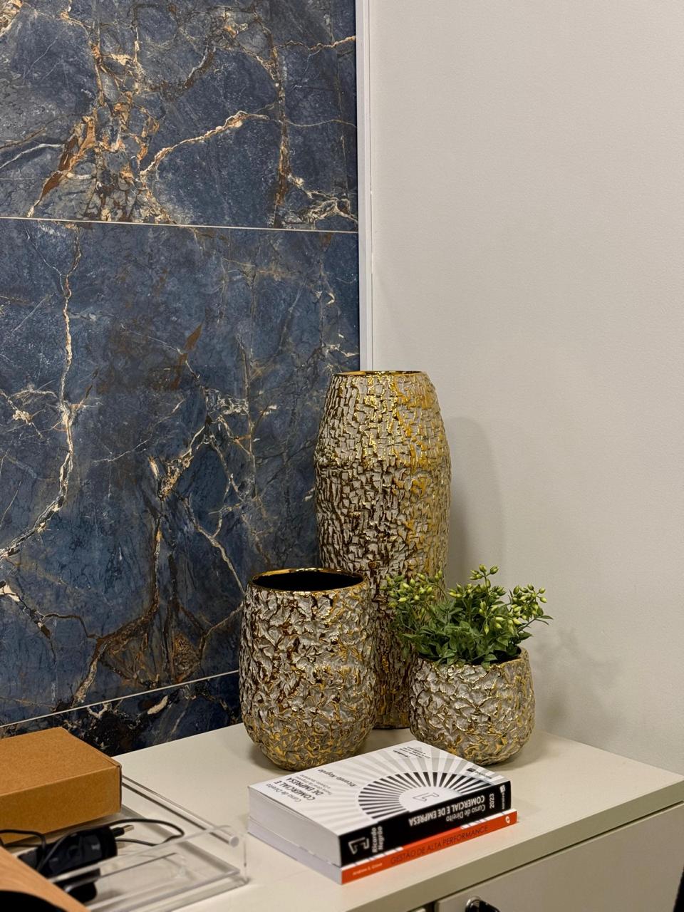 Detalhe da decoração do escritório